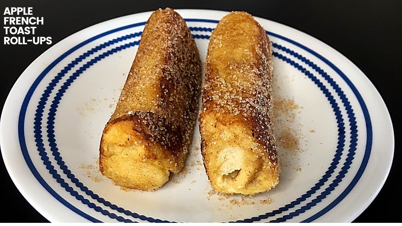 Apple French Toast rollups recipe Apple Cinnamon French Toast roll