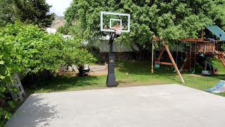 How to build a backyard basketball court | Samuel DG