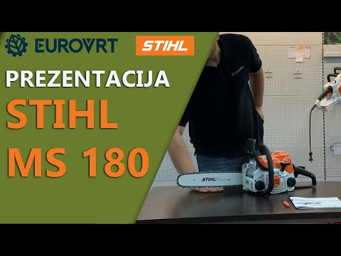 Video: Motorna pila Stihl MS 180