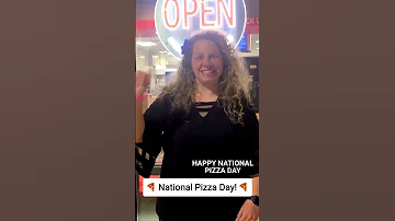 Happy National Pizza Day Nationalpizzaday Pizza Asl Signlanguage 