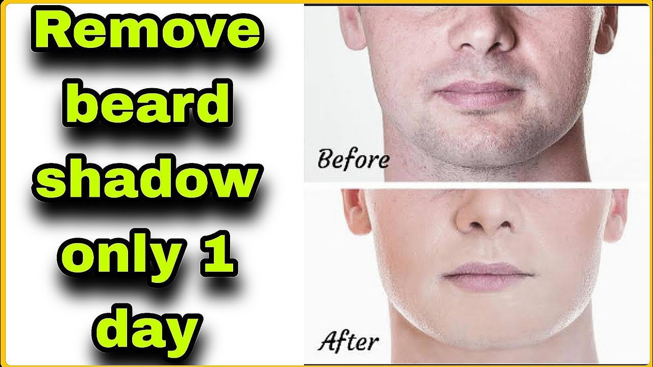 how-to-remove-beard-shadow-youtube