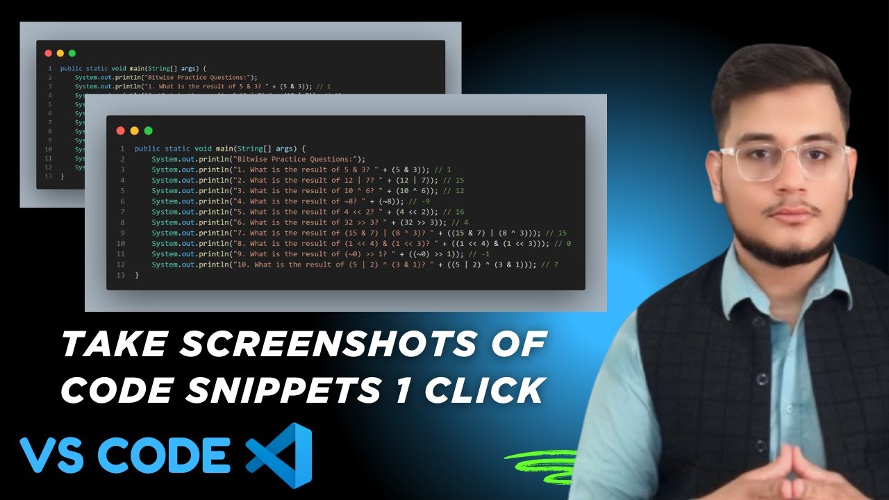 How to Take Code Screenshots in VS Code 2025 - Must-Know Trick VS CODE ...