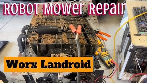 Fixing a Robot Mower with a Laptop Charger