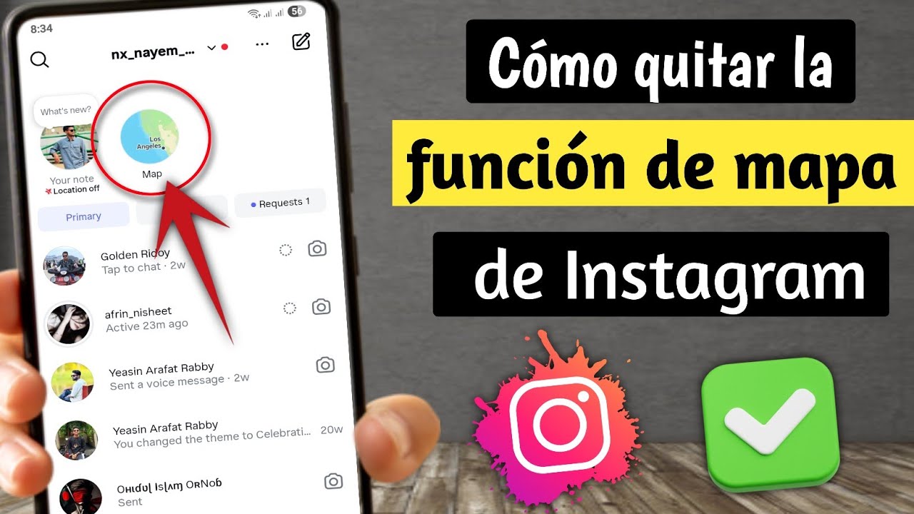 Cómo eliminar el mapa de Instagram (2025) | Desactivar la ubicación del ...