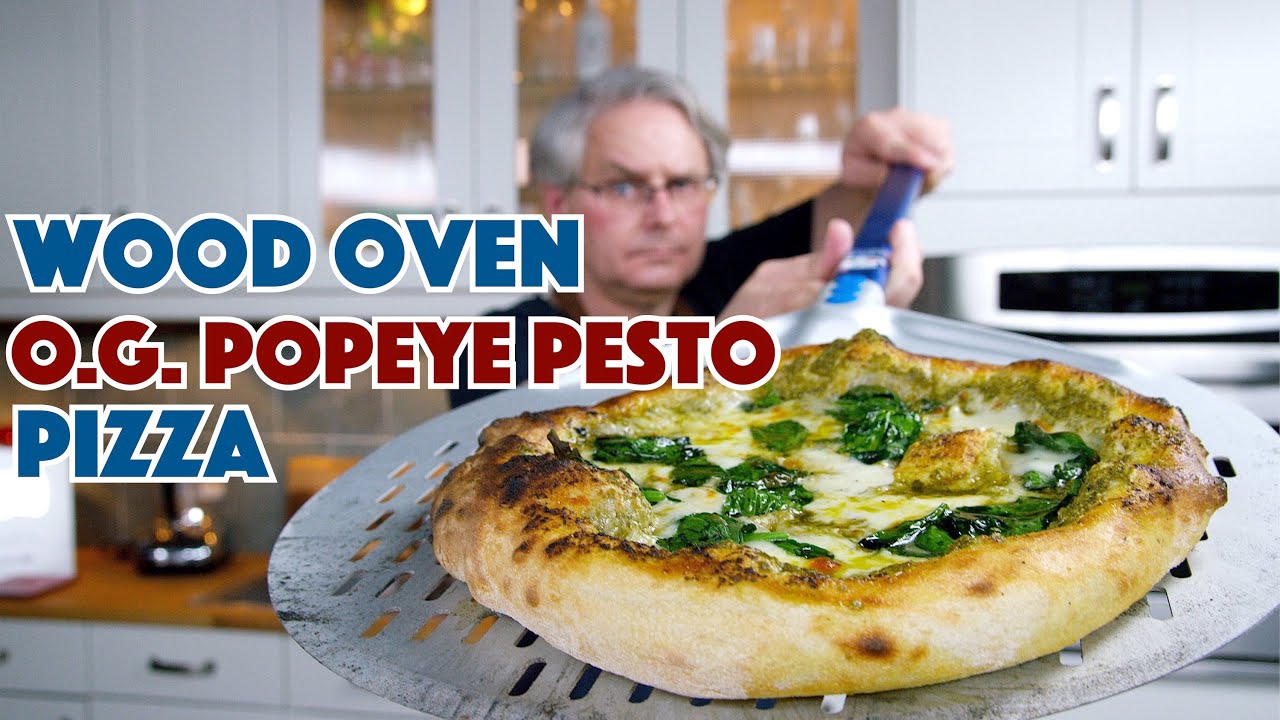 OG Popeye Pesto Spinach Wood Fired Pizza Recipe | Glen And Friends Cooking