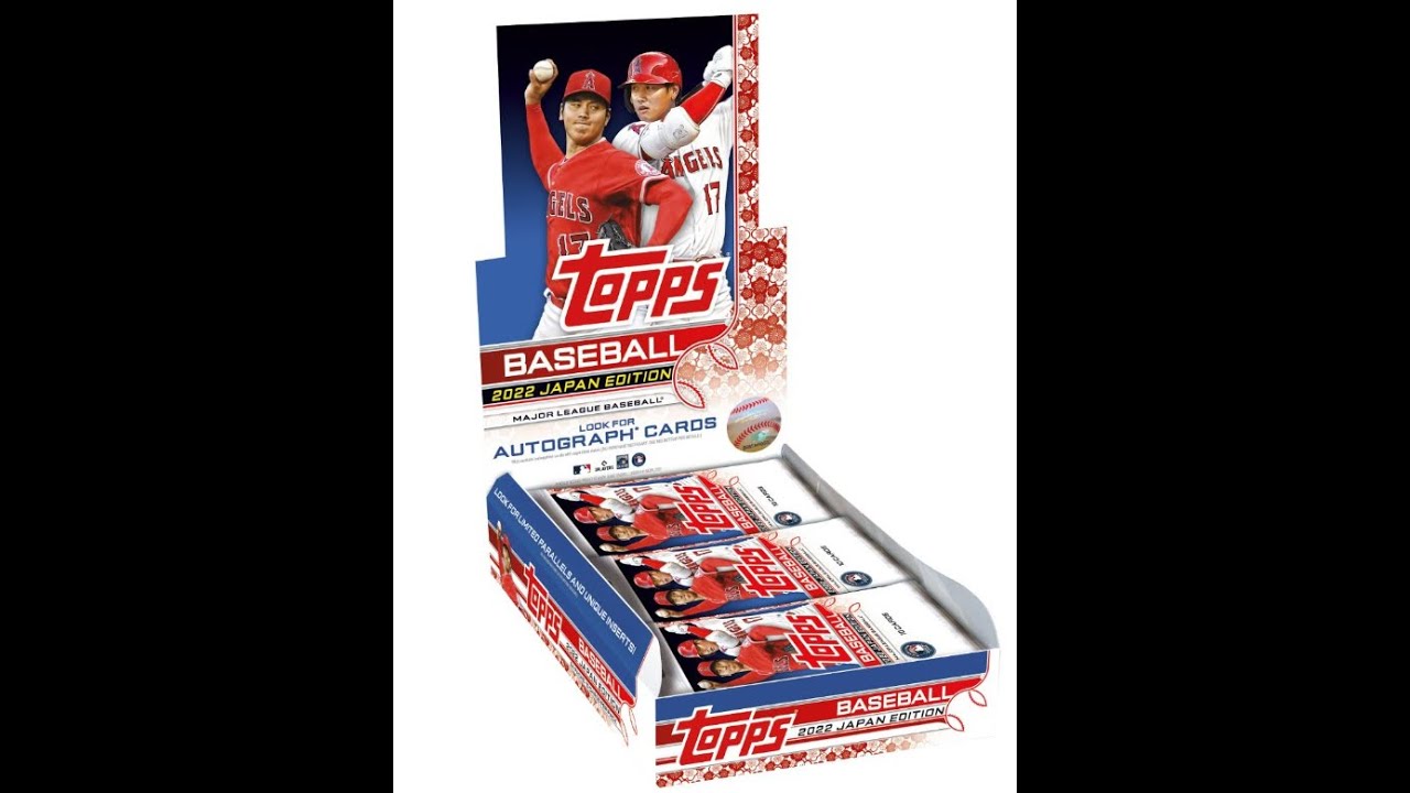 TOPPS MLB野球カードJAPAN EDITON 1BOX 未開封品大谷翔平