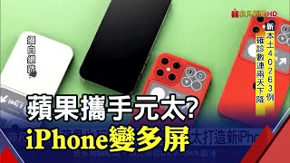 iPhone將採電子紙副螢幕? 蘋果攜元太打造多螢幕新機?｜非凡財經新聞｜20220509