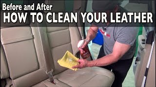 Learn more about lexol here: http://www.lexol.com/ how to clean your
leather seats with deep cleaner & conditioner on car int...