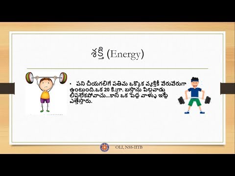 పని మరియు శక్తి (Work and Energy) - Class 9 - Telugu Science