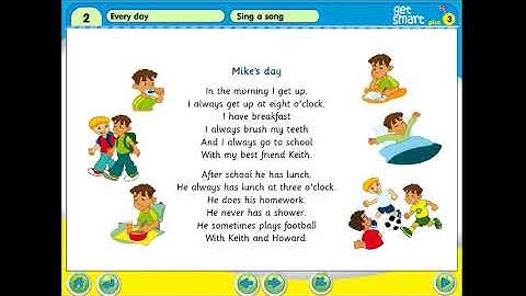 Get Smart Plus 3 | Module 2 | Sing A Song | Mike