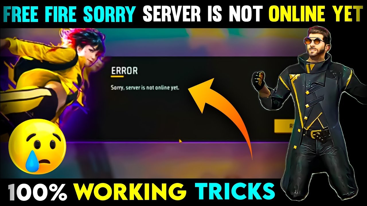 Sorry Server Is Not Online Yet | Free Fire Server is Not Online Yet Problem | Free Fire Max Server