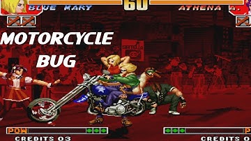 KOF97 Blue Mary Motor Bike BUG