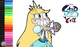 Star Vs The Forces Of Evil Coloring Book Page Star Butterfly Coloring Book Page Svtfoe