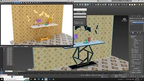 3DsMax Tutorials, Learn 3D Modeling a Stylish Console Table with Hexagonal Design in 3dsmax( Part 2)