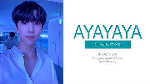 How would X1 (U GOT IT UNIT) sing IZ*ONE