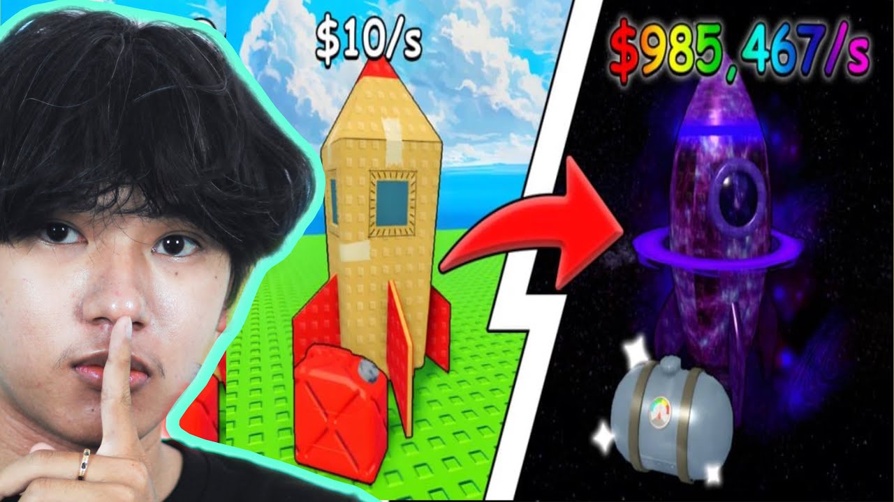 ខ្ញុំបានធ្វើRocket ហោះទៅព្រះច័ន្ទនៅក្នុង Roblox