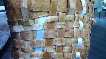 Nancy Today: How to make a cedar bark basket ASMR basketmaking (basket making tutorial) hacer cesta