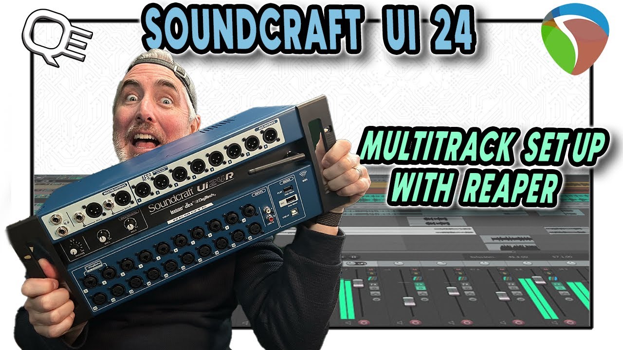 SOUNDCRAFT UI 24 MULTITRACK WITH REAPER SETUP MAC YouTube