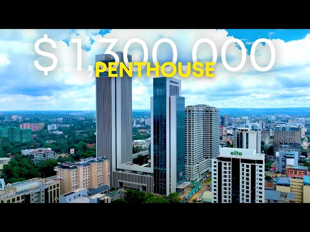 Inside $1,300,000 #gtc 4bedroom #penthouse #housetour in #nairobi #lifestyle #luxury #realestate # class=