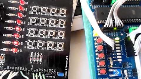 UART chip 2 chip two way communication game