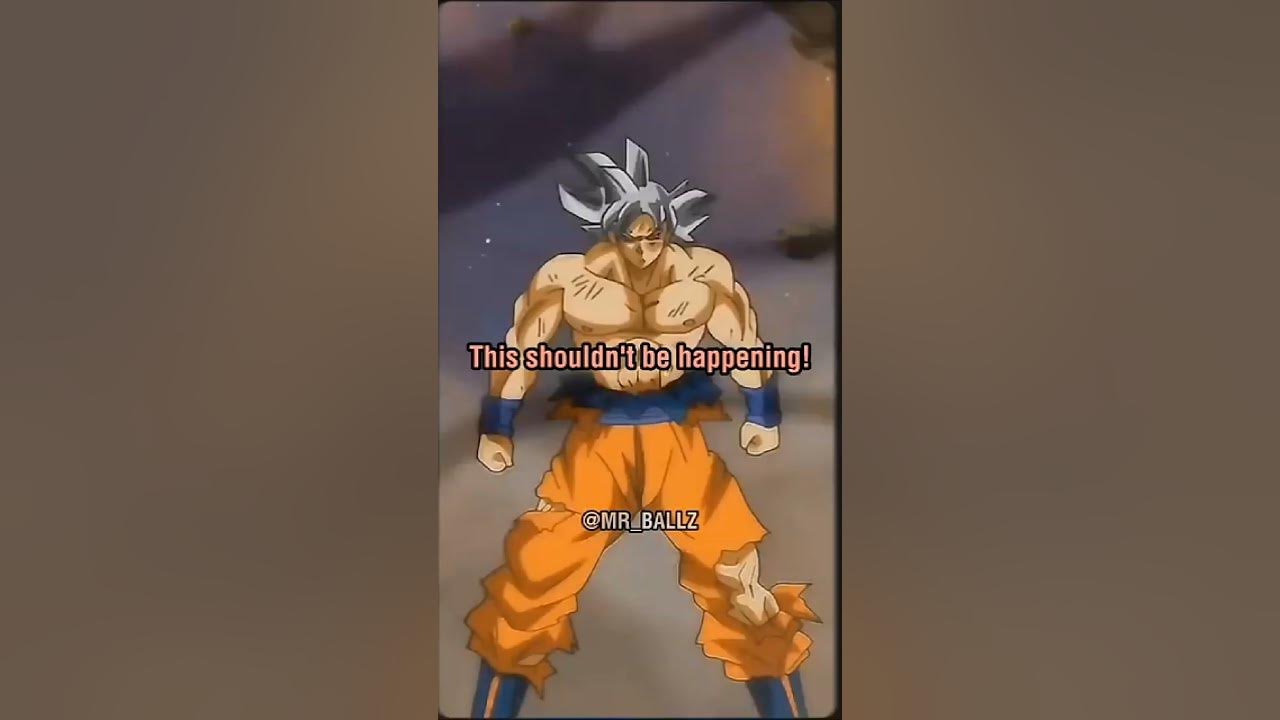 Goku ALWAYS gets back up! 「dbs edit」#goku #jiren #dragonballsuper #anime #shorts
