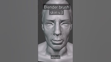 Blender brush skin v.3 #3d #shortvideo #artstation #blender #blender3d #shorts