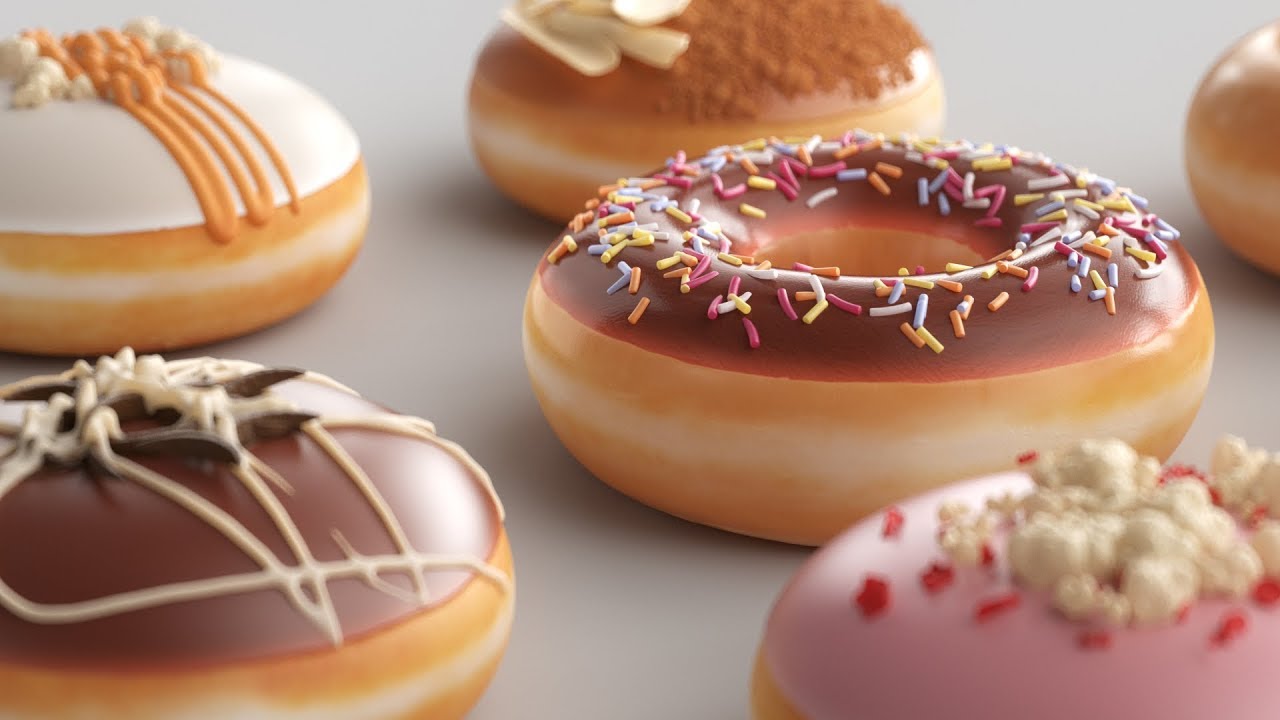 Roger Kilimanjaro - 3D Doughnuts for Krispy Kreme