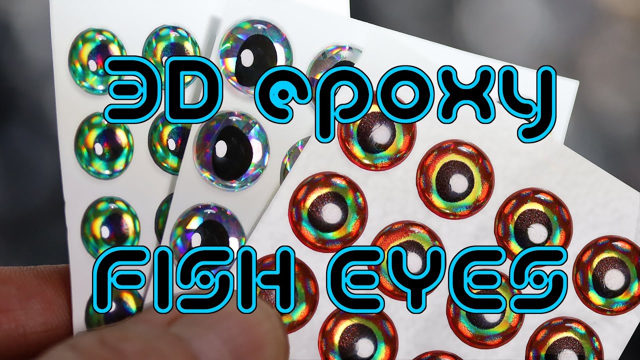 3D Epoxy Fish Eyes (Introduction Fly Tying Material) 