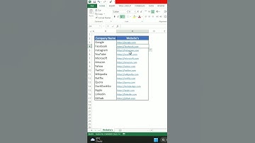 No need to type website URL manually😃😃🔥#shorts #excel
