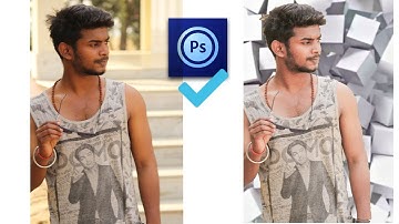 Ps Touch | How To Change Background / Best Photoshop Touch Tutorial