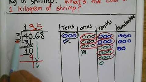 M1L14 Divide Decimals with a remainder part 3