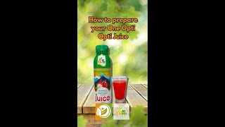 Optimum Life How To Prepare One Opti Juice