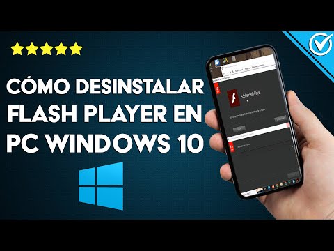 ¿Cómo desinstalar Flash Player de mi computadora con WINDOWS 10?