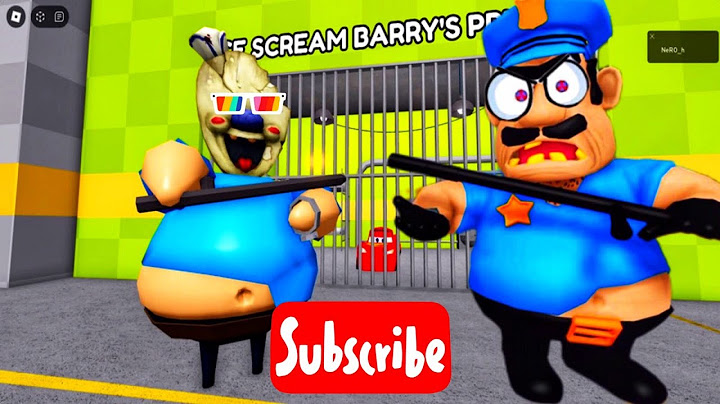 ICE SCREAM BARRY'S PRISON RUN!