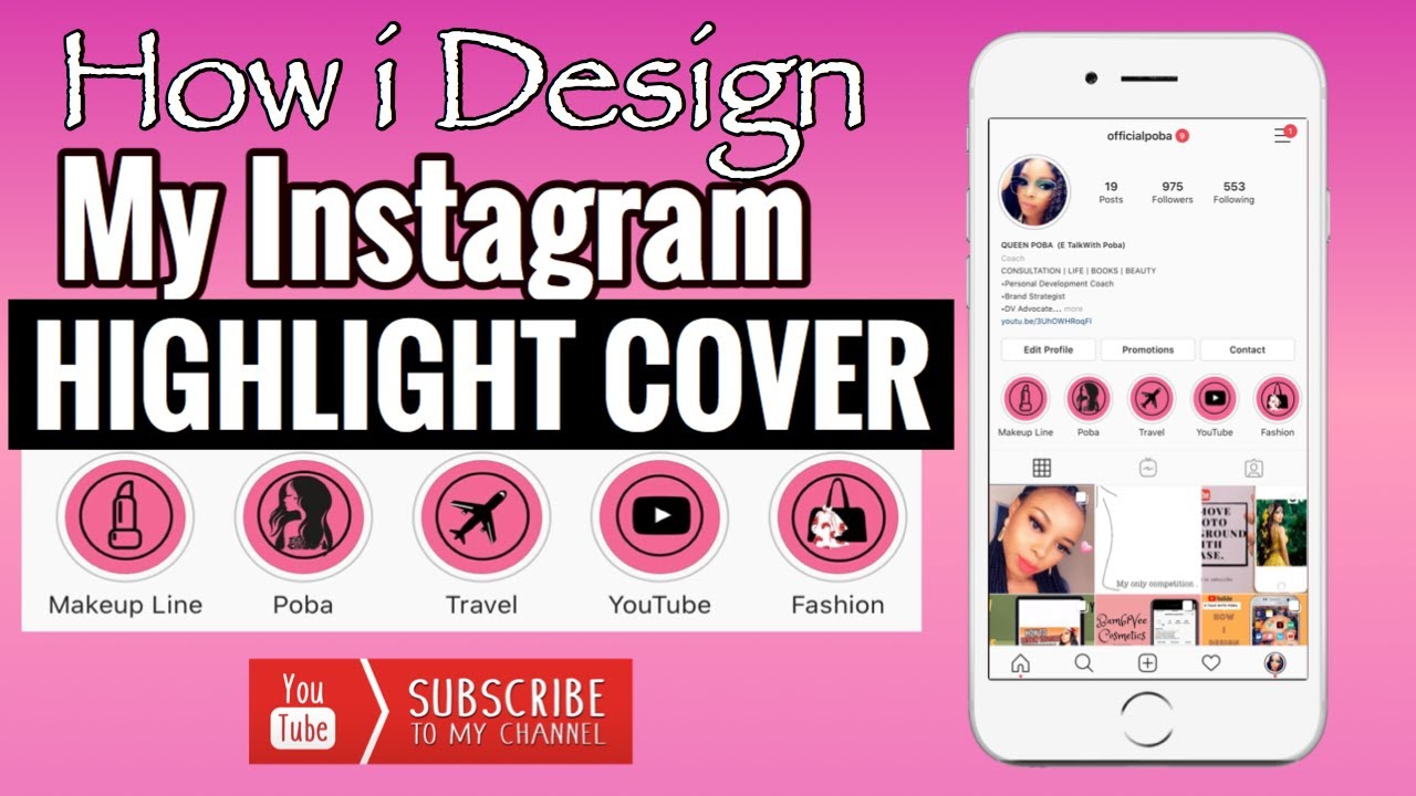 How to Make Instagram Highlight Covers - Story Highlights 