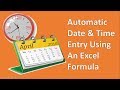 Create A Timestamp In Excel With A Formula
