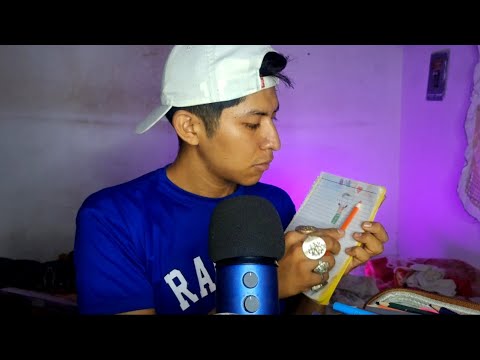 ASMR dibujando en la direccion de la escuela | asmr roleplay 🫣