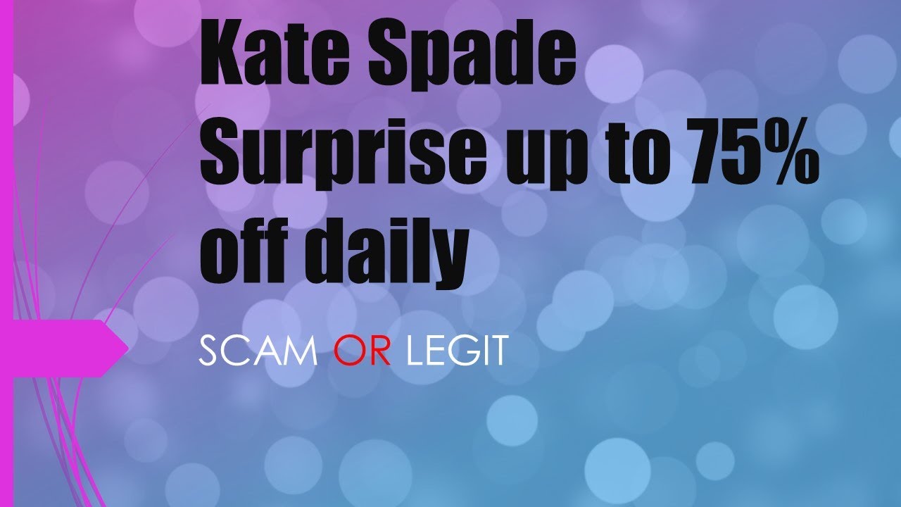 surprise kate spade website real or fake｜TikTok Search