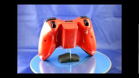 Glossy Red Xbox 360 Modded Controller~Brought to you by MegaModzPlanet.com