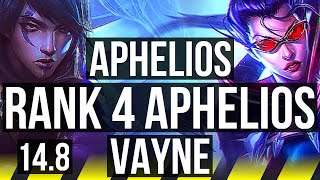 APHELIOS & Soraka vs VAYNE & Lulu (ADC) | Rank 4 Aphelios, 11/4/10 | TR Challenger | 14.8