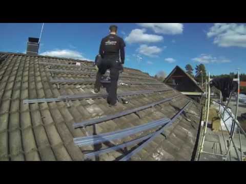 Video: Hur monteras solpaneler på taket?