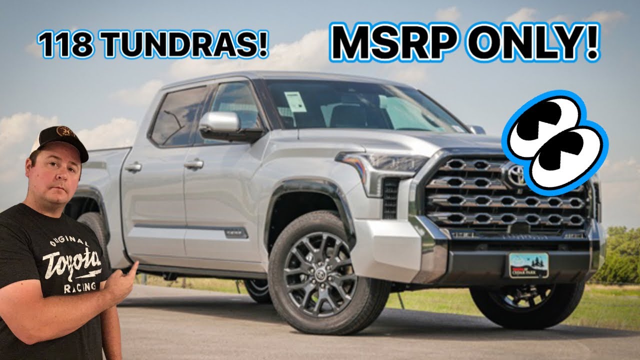 118 Toyota Tundra Options For MSRP!!! - YouTube
