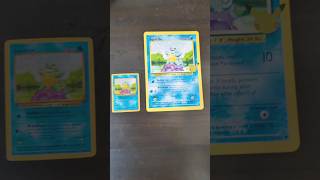 1995 Squirtle Pokemon cards - Normal Vs Jumbo 2 #aaravstimepass #pokemon #cards #sonic #subscribe