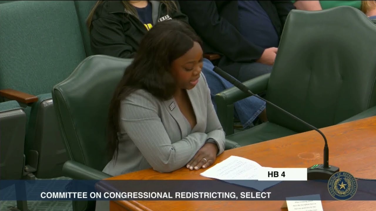 Veteran and Union Member Slams Texas Redistricting Map at House Hearing