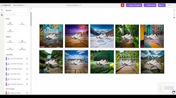 Segmind PixelFlow -- Sneaker Photography AI Workflow using BG replace and focus outpaint