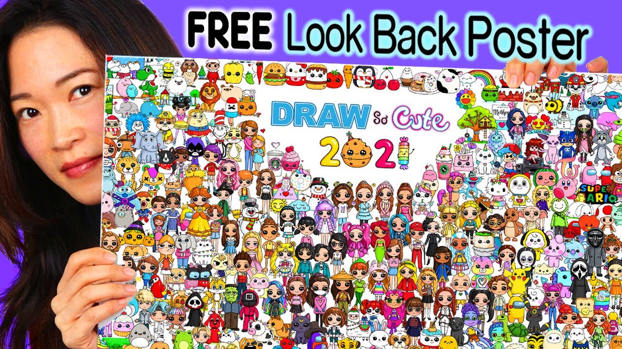Draw So Cute LOOK BACK POSTER 2021 Art ???? FREE - YouTube