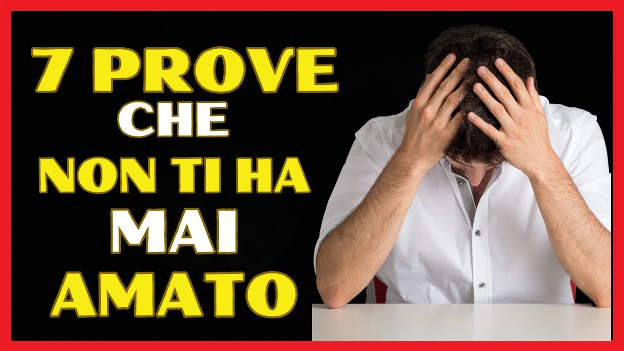 7 PROVE che il NARCISISTA NON TI HA MAI VOLUTO 💔