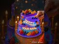 Hailuo Video A two tier decorative birthday