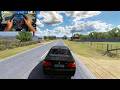 Realistic BMW M5 F10 Driving Experience with Steering Wheel