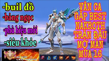 Cách lên đồ Triệu Vân đi rừng mùa 16 vừa khỏe vừa trâu-một bổ đối thủ bốc hơi | TOP.1 Vân Ca mùa 16